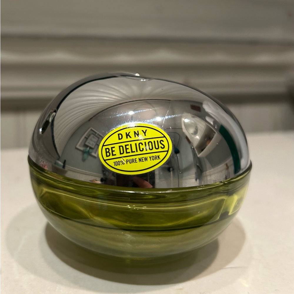 DKNY Be Delicious Silver and Yellow Accent